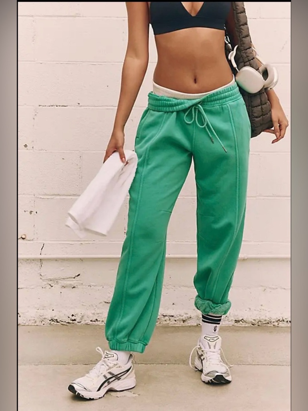 New FP Movement by Free People Sprint to the Finish Joggers ~ Teal